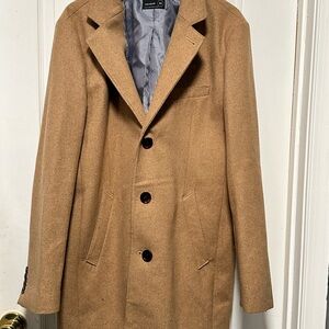 Stylish Tan Overcoat